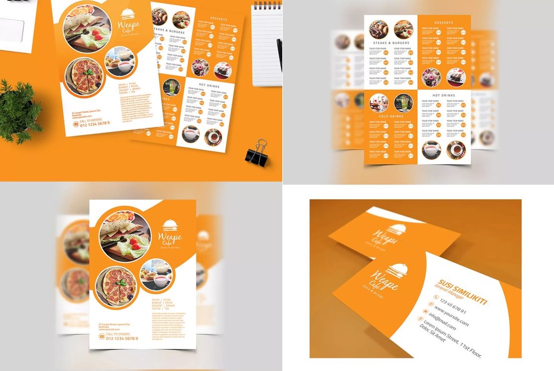 In menu tờ rời – Những mẫu menu tờ rời có sẵn cho sự lựa chọn của bạn ...