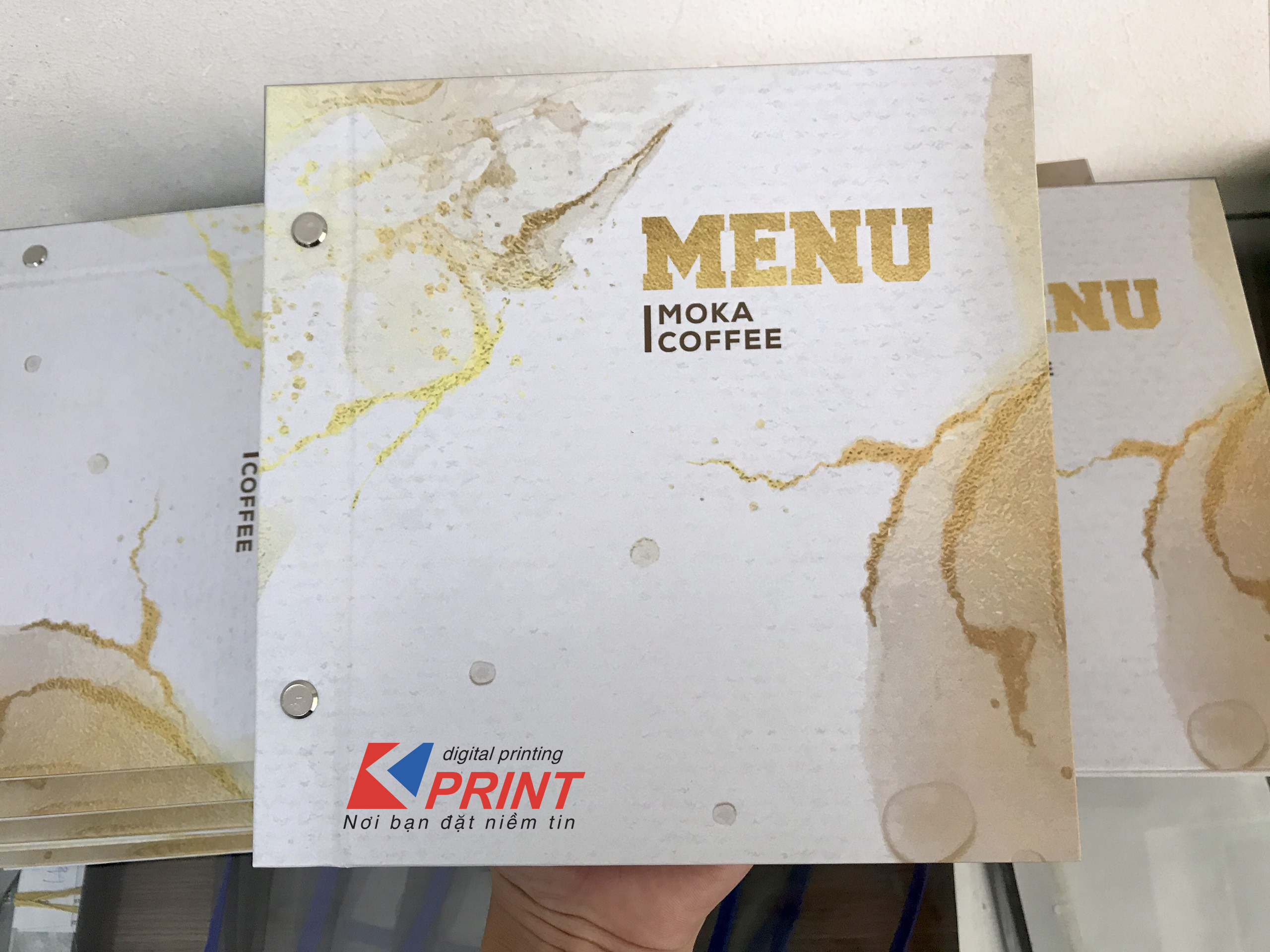 in menu giấy nhựa