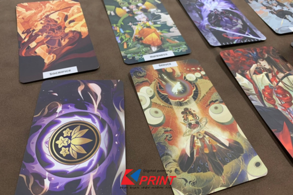 in thẻ bài tarot 