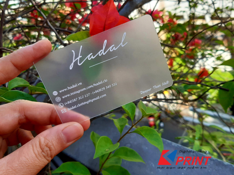 in name card số lượng ít